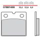 PASTIGLIE FRENO BREMBO 07BB1408 ANTERIORE \ POSTERIORE