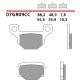 PASTIGLIE FRENO BREMBO MESCOLA CC 07GR09CC