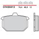 PASTIGLIE FRENO BREMBO 07HD0413 HARLEY DAVIDSON