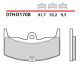 PASTIGLIE FRENO BREMBO 07HO1708