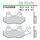 PASTIGLIE FRENO BREMBO 07HO4008