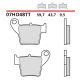 PASTIGLIE FRENO BREMBO MESCOLA TT 07HO48TT