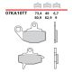 PASTIGLIE FRENO BREMBO MESCOLA TT 07KA10TT