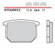 PASTIGLIE FRENO BREMBO 07SU0412