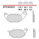 PASTIGLIE FRENO BREMBO MESCOLA CC 07YA52CC