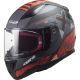 CASCO LS2 RAPID XTREET NERO/ROSSO OP