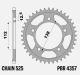 CORONA TRASMISSIONE PBR 4357 46 DENTI KAWASAKI 525