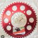 CORONA TRASMISSIONE PBR 4383 49 DENTI ERGAL ROSSO YAMAHA 600 YZF-R6 (5EB) 1999/2002