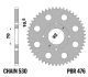 CORONA TRASMISSIONE PBR 476 45 DENTI HONDA KAWASAKI ROYAL ENFIELD TRIUMPH ZONTES