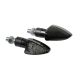 Arrow-2, indicatori di direzione a Led - 12V LED - Nero OMOLOGATE