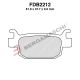 PASTIGLIE FRENO FERODO FDB2212EF RIF.BREMBO 07064 ANTERIORE \ POSTERIORE
