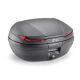 Bauletto V45 ARENA 45 lt, nera goffrata con catadiottri rossi